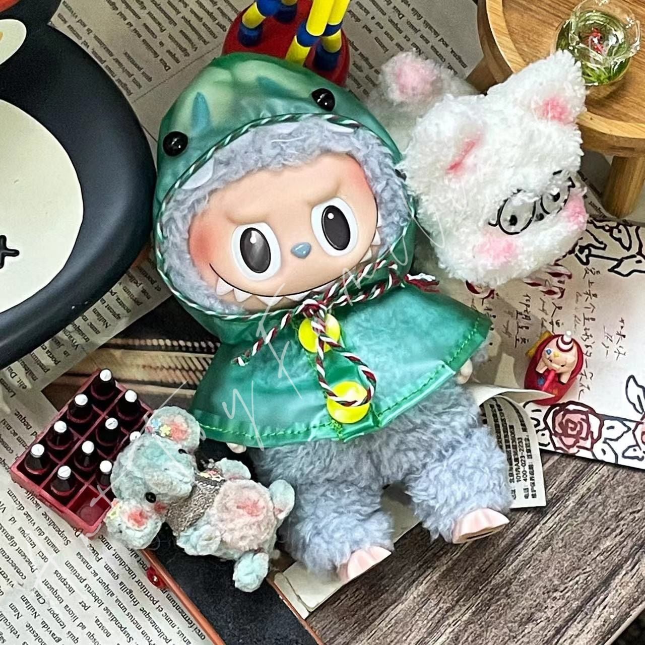 Doll Cloth DripDrop Critter Raincoat - 053