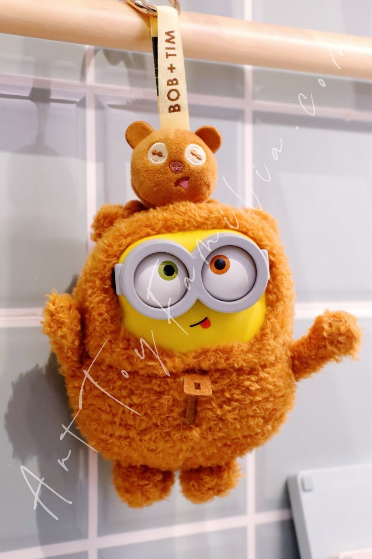 Minions Bob+Tim Better Together Series Vinyl Plush Pendant