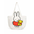 Authentic Miffy White Canvas Tote Bag Large Capacity Shoulder Bag