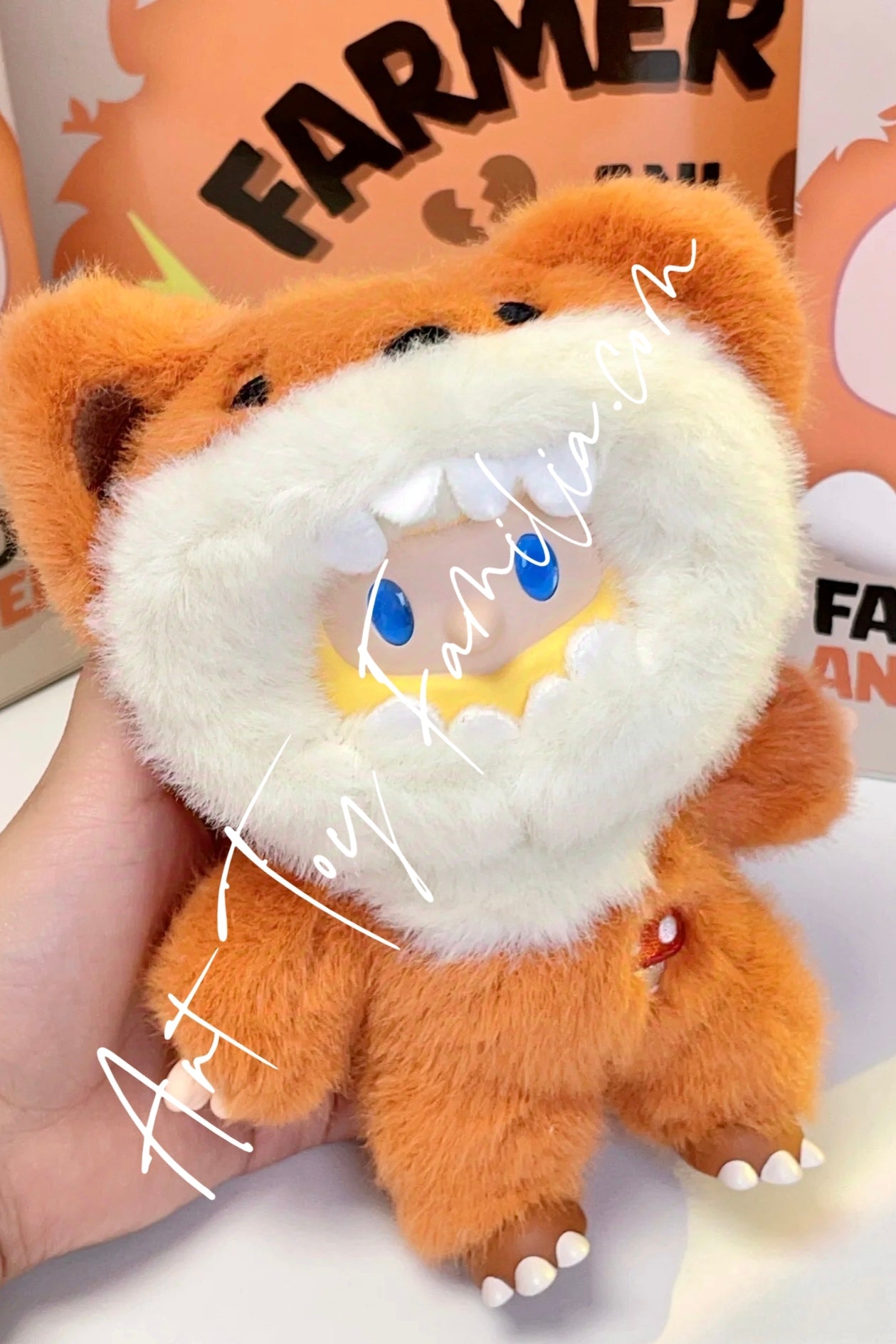 Farmer Bob Ani-Monster Series Vinyl Plush Pendant