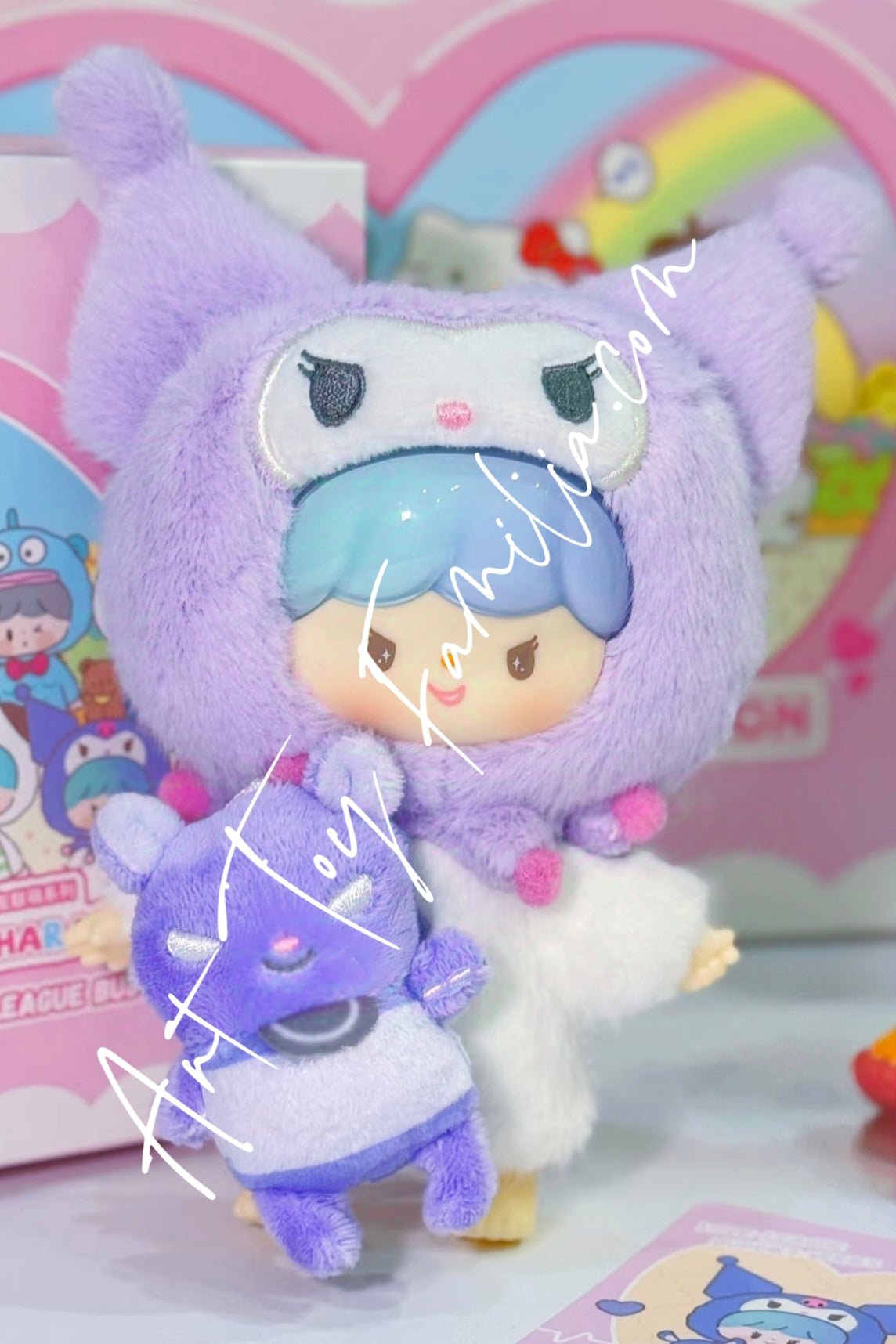 zZoton × Sanrio Love-League Buddies Series Vinyl Plush Keychain