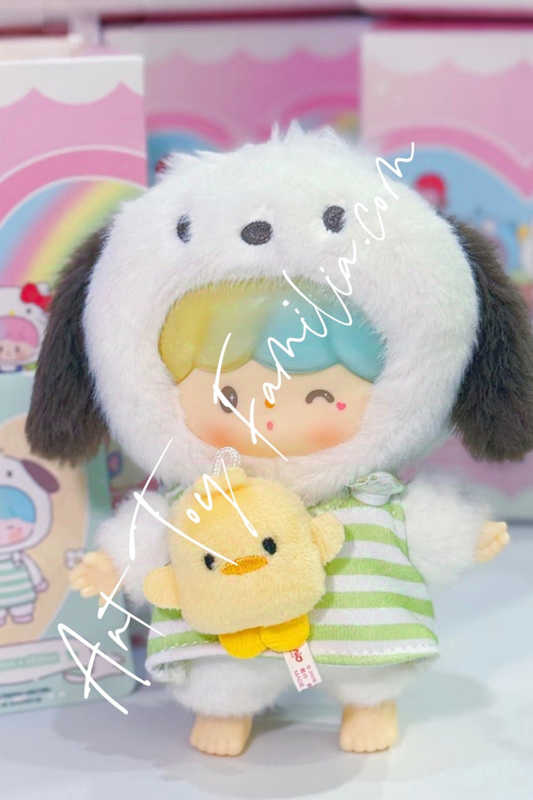 zZoton × Sanrio Love-League Buddies Series Vinyl Plush Keychain