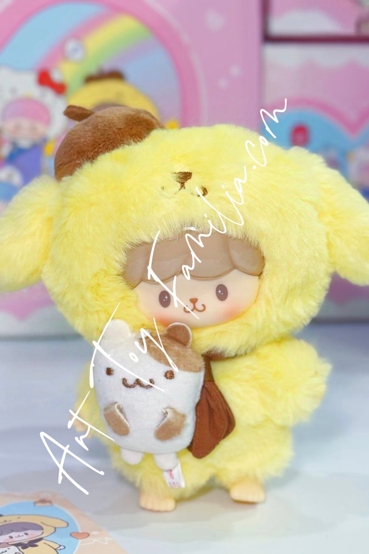 zZoton × Sanrio Love-League Buddies Series Vinyl Plush Keychain