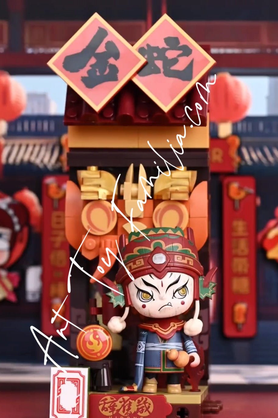 Wealthy Snake's New Year Celebration - Fortunate Hand Series Block Figures