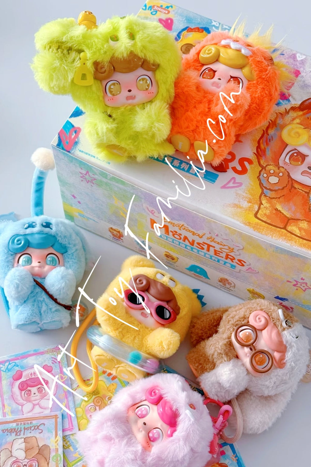 Q.Kids Emotional Hairy Monsters Series