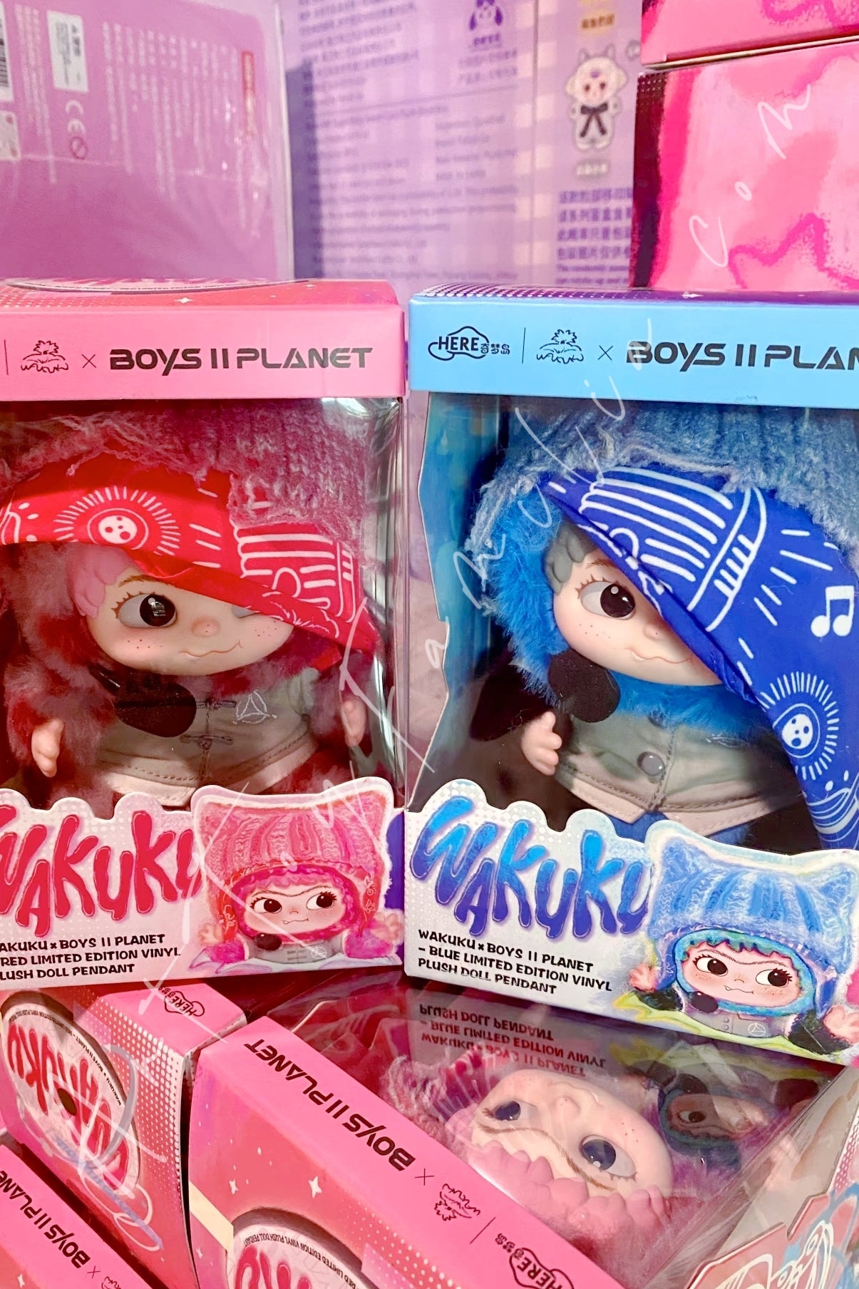 Wakuku × Boys Ⅱ Planet Series Vinyl Plush Doll Pendant