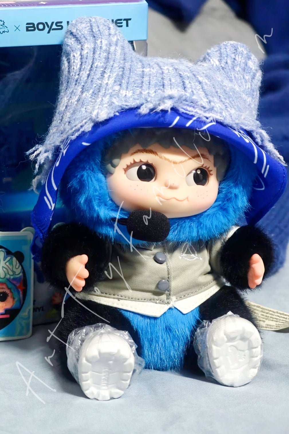 Wakuku × Boys Ⅱ Planet Series Vinyl Plush Doll Pendant