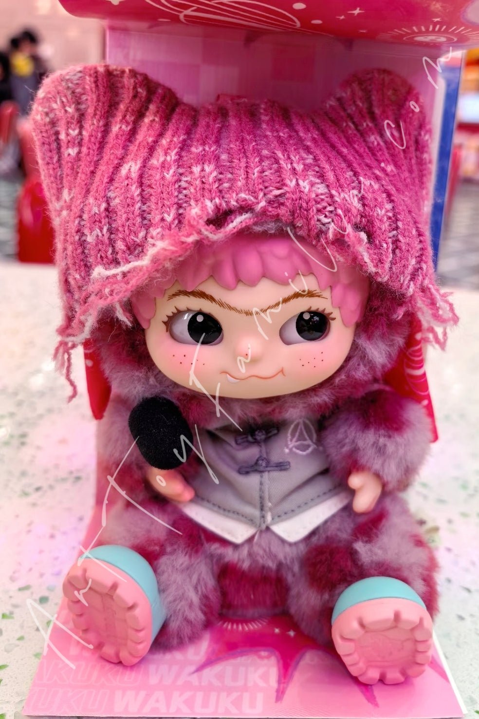 Wakuku × Boys Ⅱ Planet Series Vinyl Plush Doll Pendant