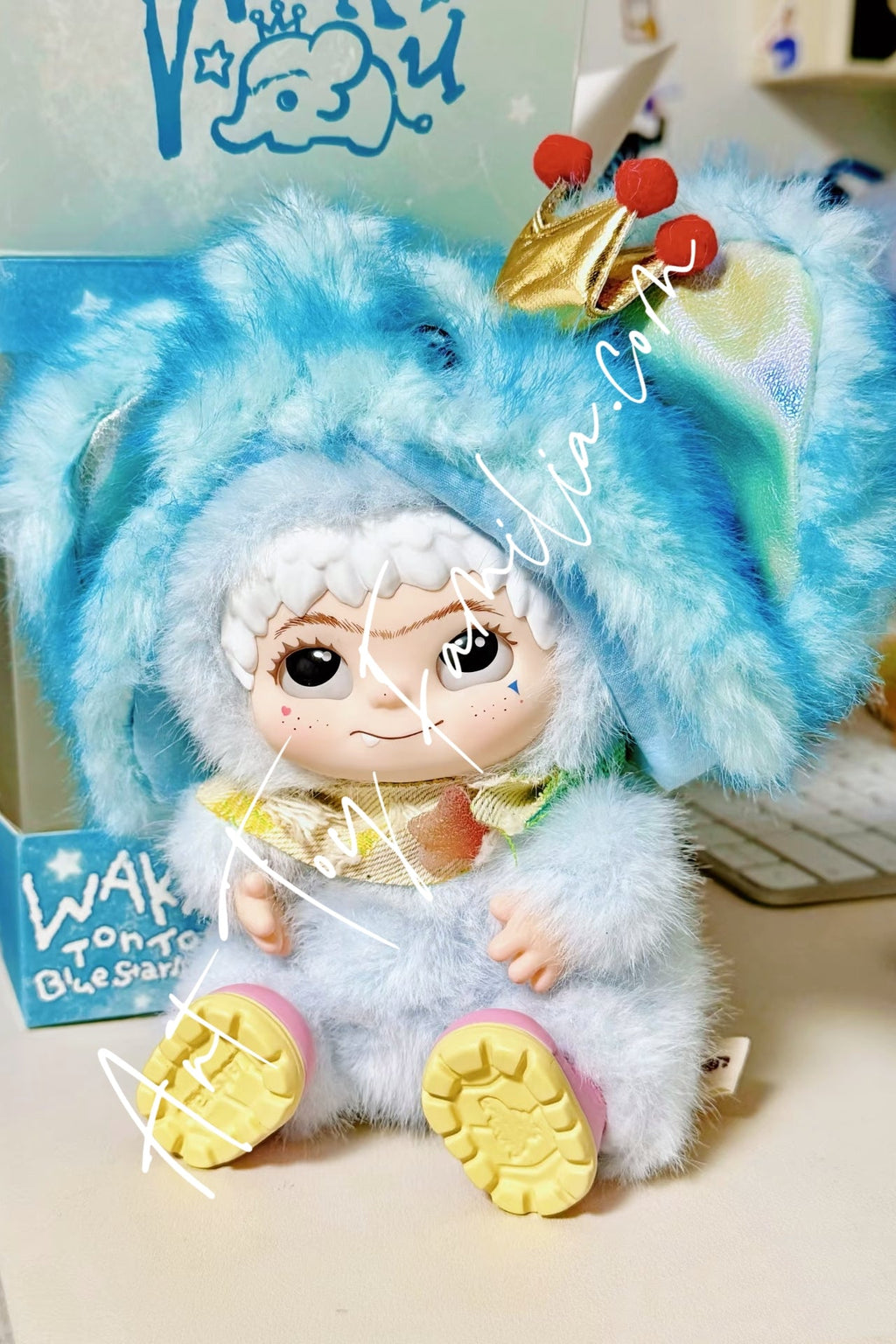 Wakuku Ton Ton Blue Starlight Plush