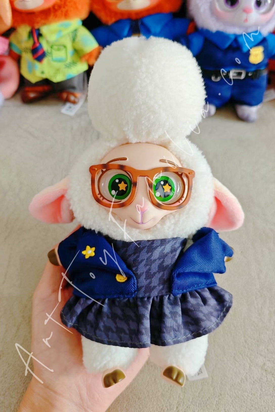 Disney Zootopia Series Vinyl Plush Pendant