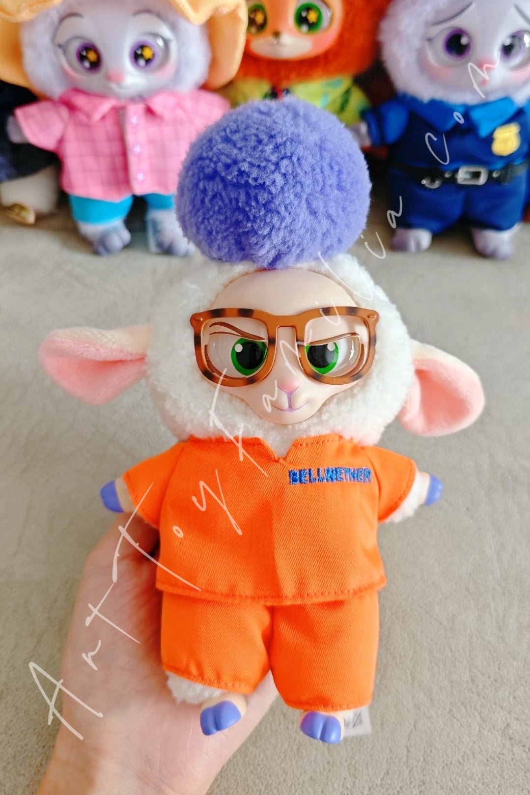 Disney Zootopia Series Vinyl Plush Pendant