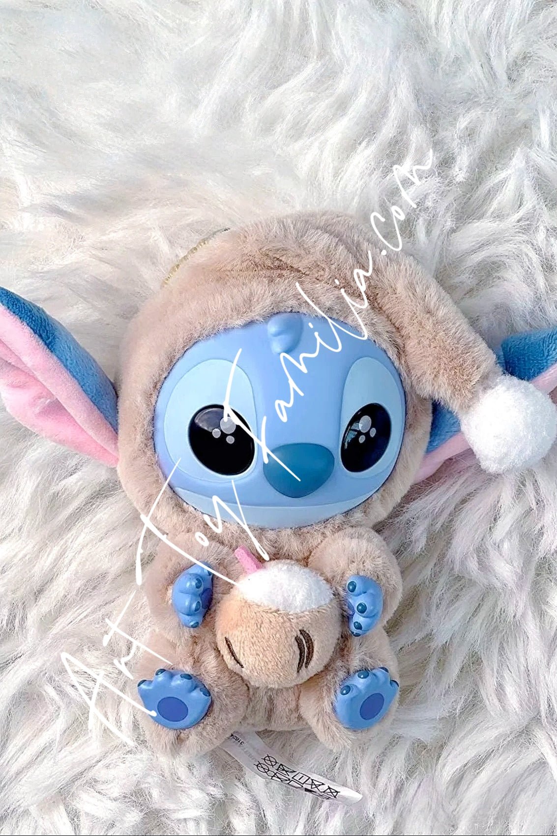 Stitch Eat Something Before Sleep Series Vinyl Plush Toy