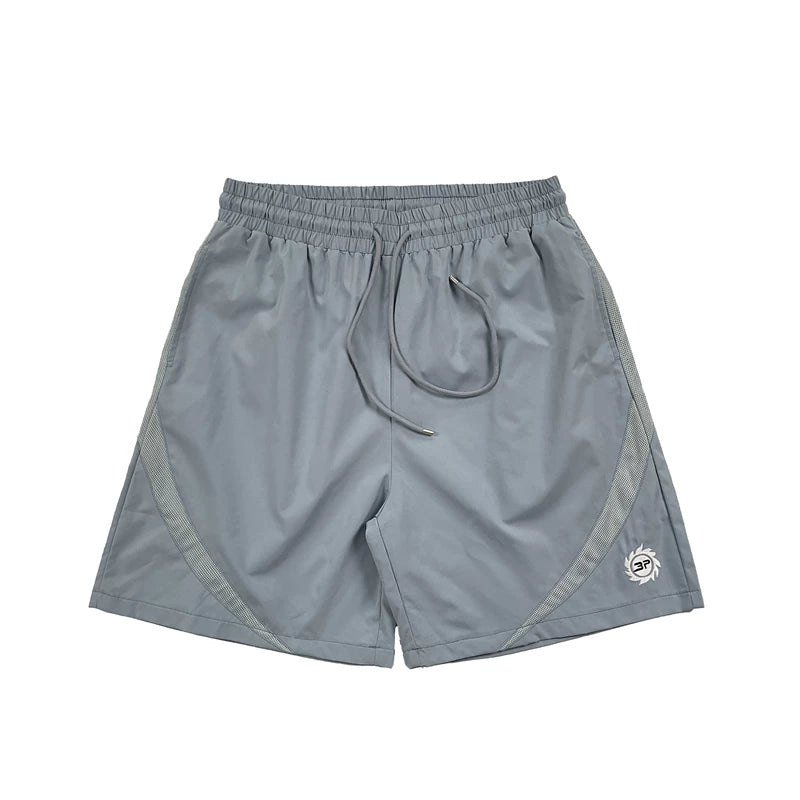 Broken Planet Market "3P" Sun Logo Basketball Shorts - Grey