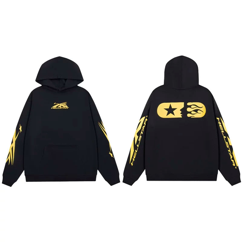 Hellstar Capsule Logo Hoodie black