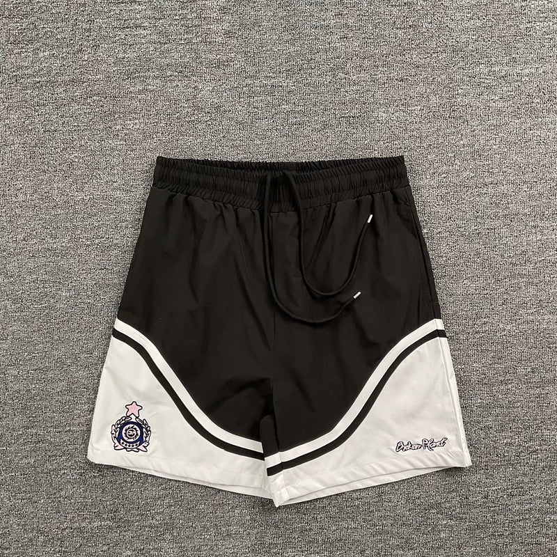 Broken Planet Market Basketball Shorts - Black / White