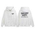Gallery Dept Hollywood CA White Hoodie