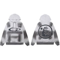 Hellstar Curved Logo & Circular Face Grey Hoodie