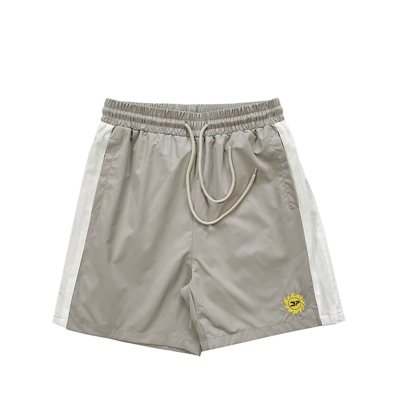 Broken Planet Market Basketball Shorts - Grey / White