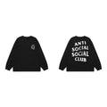 Anti Social Social Club Classic Long Sleeve T-Shirt - Black/White