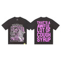 That's A Awful Lot Of Cough Syrup Persona Portrait T-Shirt - Charcoal