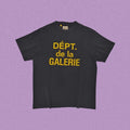 Gallery Dept. DÉPT. de la GALERIE Short Sleeve T-Shirt - Black/Yellow