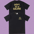 Gallery Dept. DÉPT. de la GALERIE Short Sleeve T-Shirt - Black/Yellow