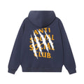 Anti Social Social Club Claw Slash Logo Hoodie - Navy Blue