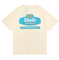 RHUDE Motorsport Grand Prix Graphic Back-Print T-Shirt - Cream