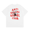 Anti Social Social Club Spider Red Logo T-Shirt - White