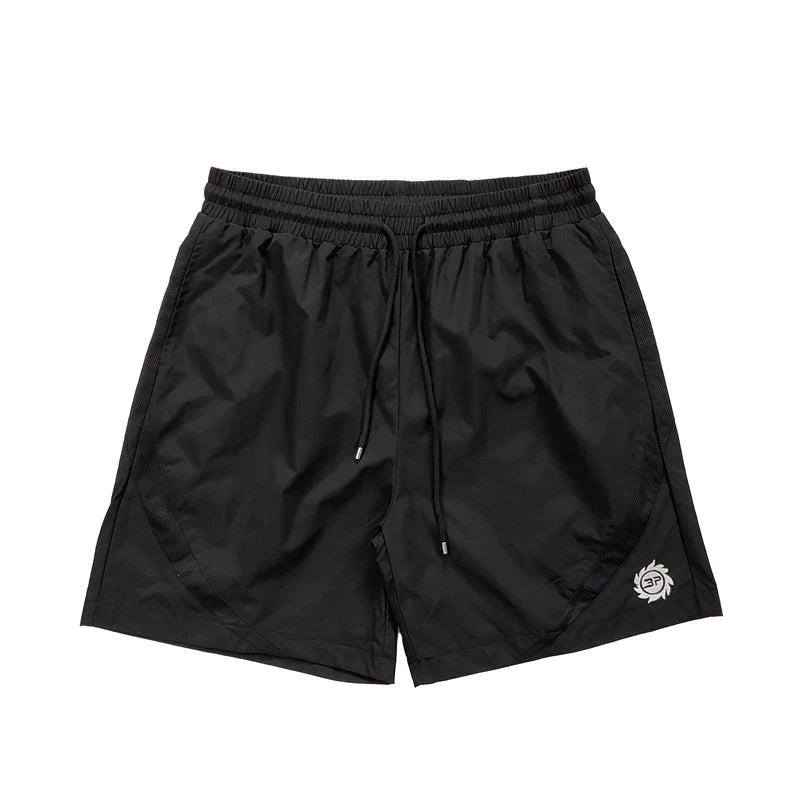 Broken Planet Market "3P" Sun Logo Basketball Shorts - Black