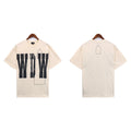Who Decides War Giant WDW Logo Graphic T-Shirt - Off-White