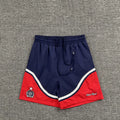 Broken Planet Market Basketball Shorts - Navy Blue / Red