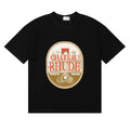 RHUDE Chateau Graphic Print T-Shirt - Black