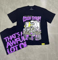That's A Awful Lot Of Cough Syrup Skeleton Graphic T-Shirt - Black