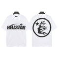 Hellstar Flame Face & Logo Graphic Tee - White