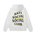 Anti Social Social Club Yellow Circle Logo Hoodie - White/Black