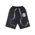 Saint Vanity Drawstring Casual Shorts - Black