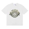 RHUDE Crest & Logo Graphic Print T-Shirt - White