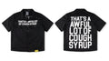 That's A Awful Lot Of Cough Syrup Classic Bold Button-Down Shirt - Black