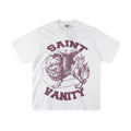 SAINT VANITY Winged Creature Graphic Short-Sleeve T-Shirt - White / Maroon