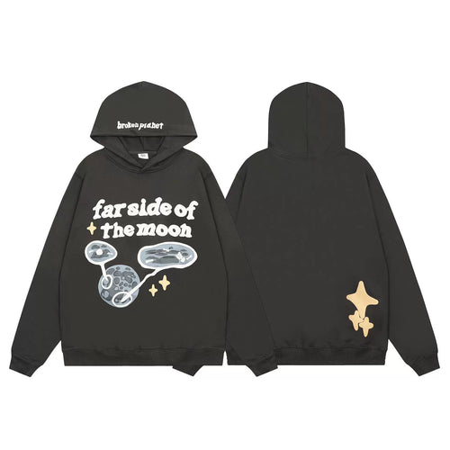 Broken Planet "Far Side of the Moon" Charcoal Hoodie