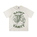 SAINT VANITY Winged Creature Graphic Short-Sleeve T-Shirt - Cream