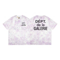 Gallery Dept. Tie-Dye DÉPT. de la GALERIE Short Sleeve T-Shirt - Light Purple