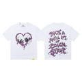 That's A Awful Lot Of Cough Syrup Dripping Heart T-Shirt - White