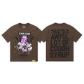 That's A Awful Lot Of Cough Syrup Rodeo Graphic T-Shirt - Brown