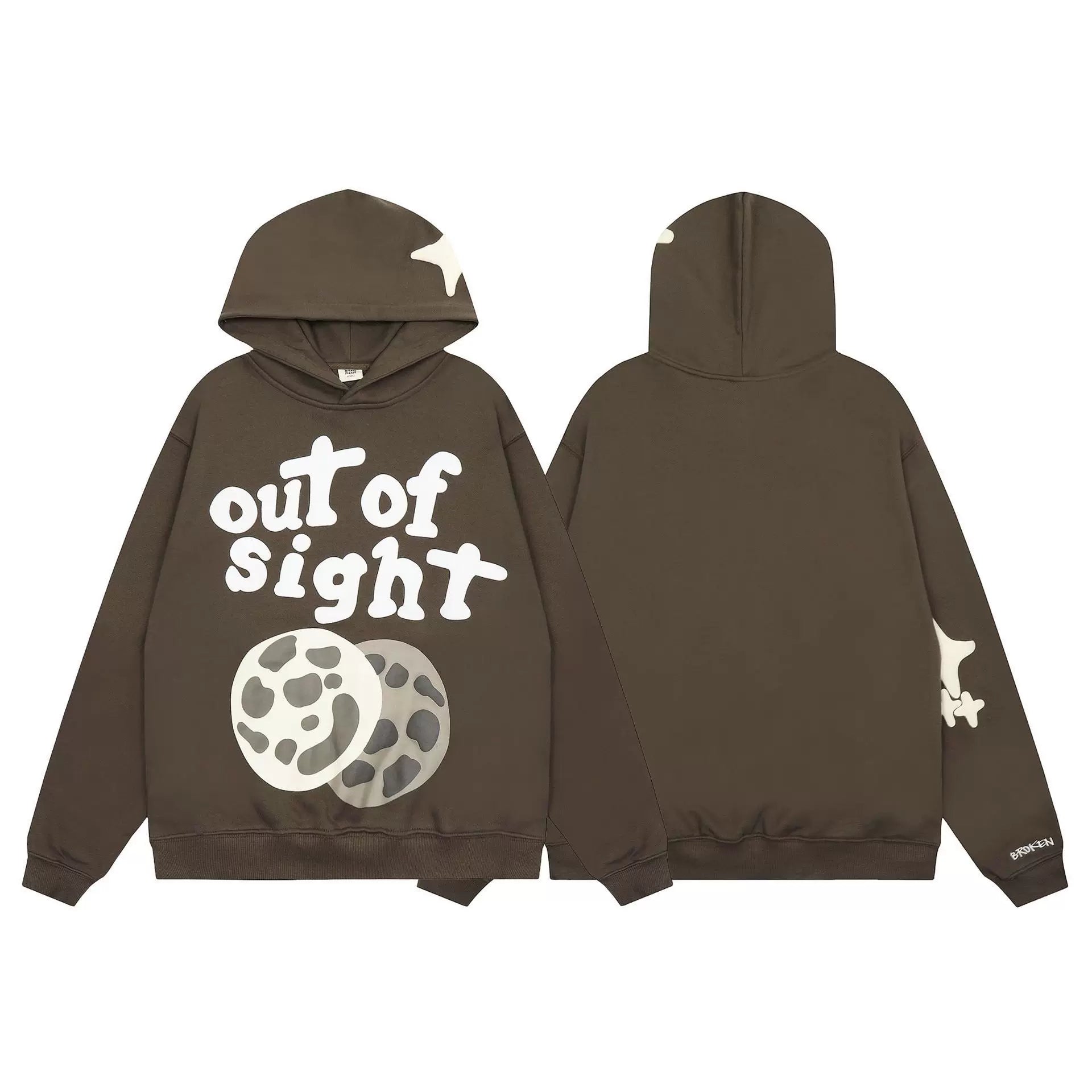 Broken Planet Market "Out of Sight" Oversized Hoodie - Brown