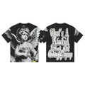 That's A Awful Lot Of Cough Syrup Angel Heart Graphic T-Shirt - Black