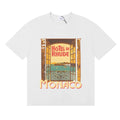 RHUDE "Hotel Di Rhude Monaco" Graphic Print T-Shirt - White