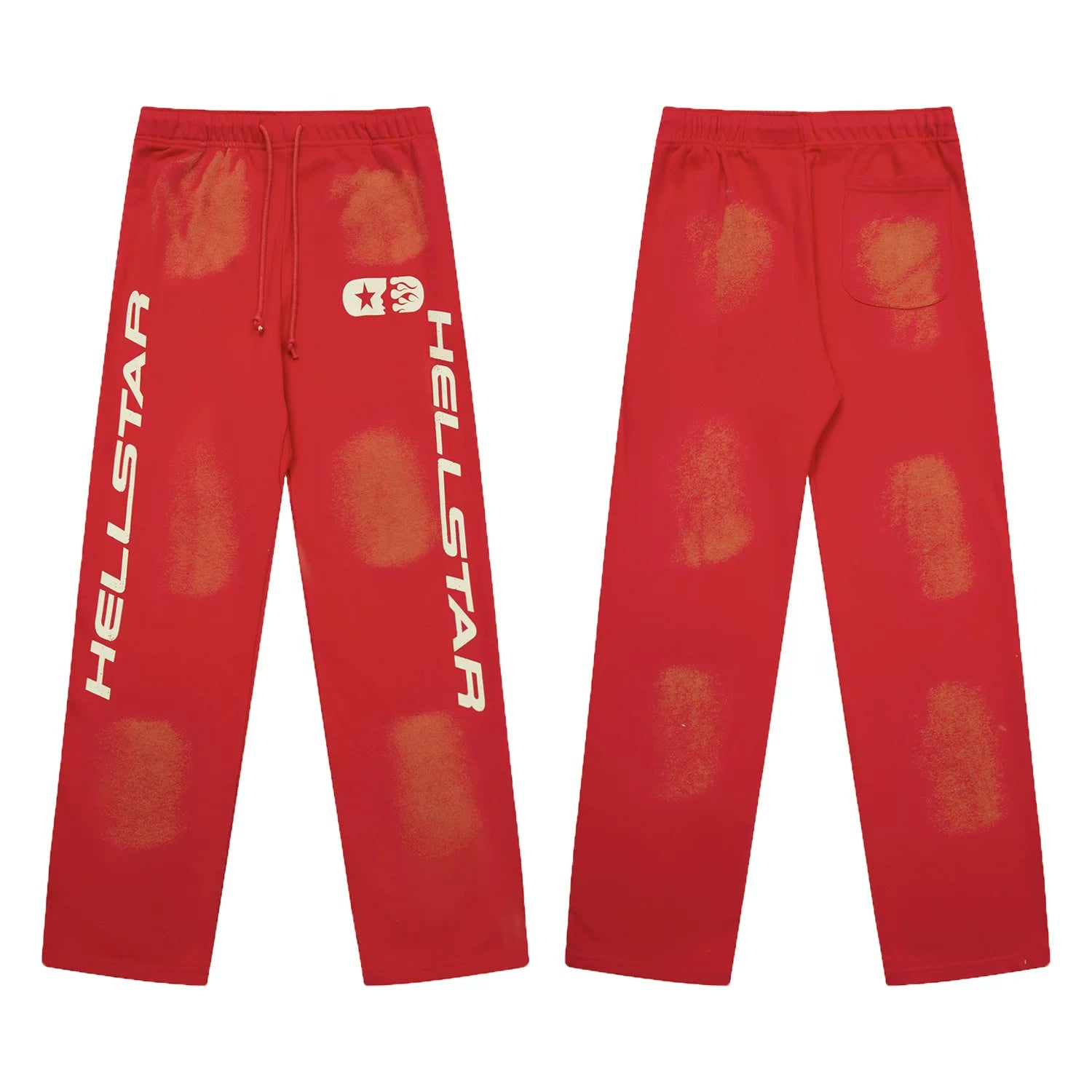 Hellstar Red Logo Fade Sweatpants
