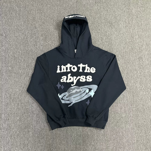 Broken Planet "Into The Abyss" Hoodie in Washed Black